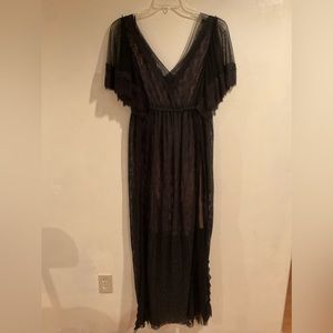 Black Lace Freepeople Maxi Dress